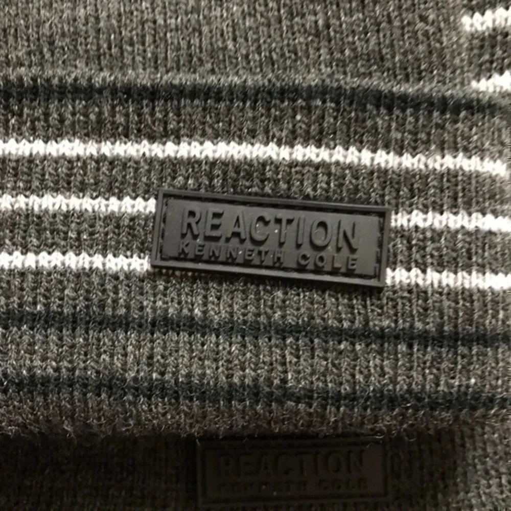 Reaction Kenneth Cole Beanie and Scarf Set Gray